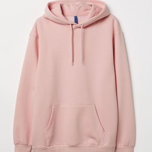 Women’s H&M Millennial Pink Sweatshirt Hoodie Hood Size S